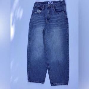 RSQ Women’s Size 27 High Rise Distressed pockets Blue Straight Leg Denim Jeans